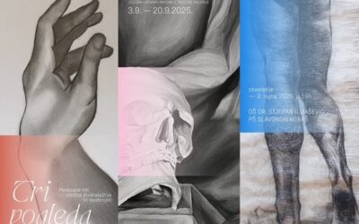 TRI POGLEDA: POVEZANE NITI – IZLOŽBA STVARALAŠTVA TRI OSOBNOSTI U ŠKOLSKOJ GALERIJI- 1.IZLOŽBA KOBAŠKIH MLADIH UMJETNIKA  U SLAVONSKOM KOBAŠU 