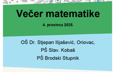 POZIV NA VEČER MATEMATIKE 2025. 