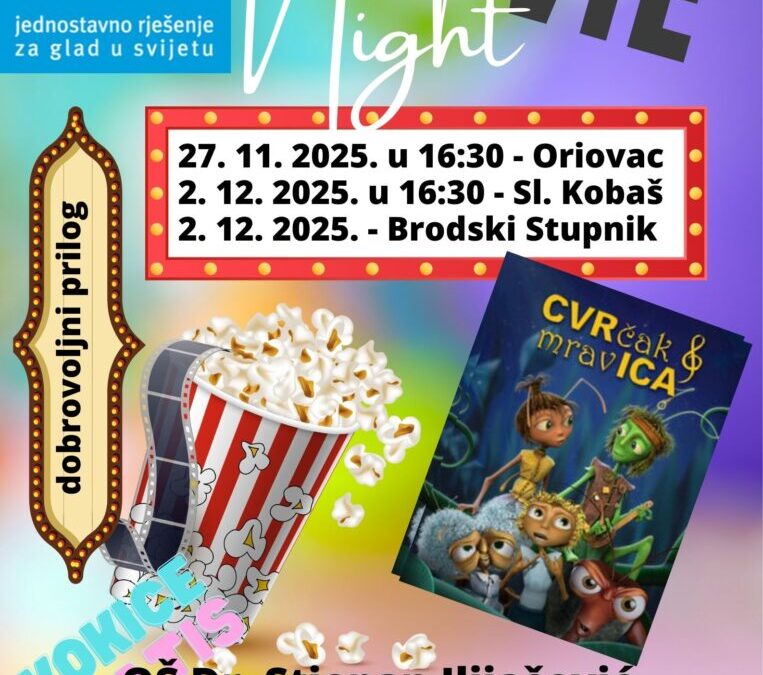 KINO U HOLU ŠKOLE – MARIJINI OBROCI