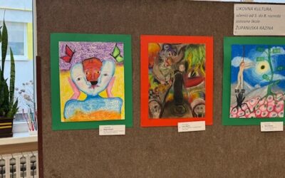 PRVO MJESTO NA ŽUPANIJSKOM NATJECANJU -IZLOŽBI UČENIKA OSNOVNIH I SREDNJIH ŠKOLA IZ PODRUČJA VIZUALNIH UMJETNOSTI I DIZAJNA-LIK 2026.
