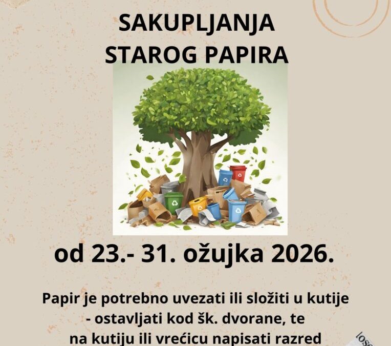 SAKUPLJANJE STAROG PAPIRA